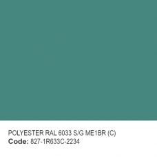 POLYESTER RAL 6033 S/G ME1BR (C)